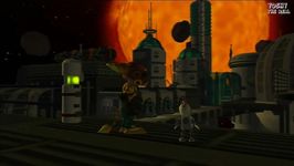 une photo d'Ã©cran de Ratchet et Clank sur Sony Playstation 2